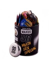 Текстурированные презервативы в кейсе MAXUS So Much Sex - 100 шт. - Maxus - купить с доставкой в Томске