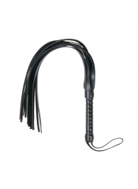 Черный флоггер Flogger Whip - 46 см. - Easy toys - купить с доставкой в Томске