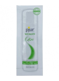 Лубрикант на водной основе pjur WOMAN Aloe - 2 мл. - Pjur - купить с доставкой в Томске