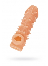 Телесная закрытая насадка с пупырышками Cock Sleeve Size S - 13,8 см. - KOKOS - в Томске купить с доставкой Телесная закрытая насадка с пупырышками Cock Sleeve Size S - 13,8 см. - KOKOS - в Томске купить с доставкой