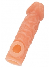 Телесная закрытая насадка с шершавой головкой Cock Sleeve Size S - 13,8 см. - KOKOS - в Томске купить с доставкой Телесная закрытая насадка с шершавой головкой Cock Sleeve Size S - 13,8 см. - KOKOS - в Томске купить с доставкой