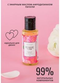 Массажное масло Pleasure Lab Delicate с ароматом пиона и пачули - 50 мл. - Pleasure Lab - купить с доставкой в Томске