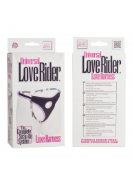 Трусы для страпона с универсальным креплением Universal Love Rider Luxe Harness - California Exotic Novelties - купить с доставкой в Томске