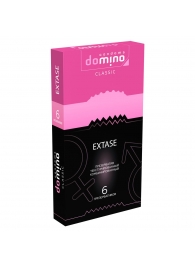 Презервативы с точками и рёбрышками DOMINO Classic Extase - 6 шт. - Domino - купить с доставкой в Томске