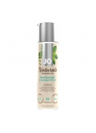 Массажное масло с ароматом перечной мяты и эвкалипта JO Naturals Peppermint   Eucalyptus - 120 мл. - System JO - купить с доставкой в Томске