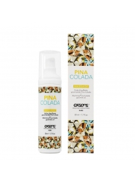 Разогревающее массажное масло с ароматом пина колада Gourmet Pina Colada - 50 мл. - Exsens - купить с доставкой в Томске