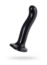 Черный стимулятор для пар P G-Spot Dildo Size M - 18 см. - Strap-on-me - в Томске купить с доставкой