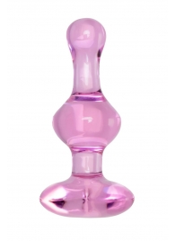Розовая фигурная анальная втулка - 9,8 см. - Sexus в Томске Розовая фигурная анальная втулка - 9,8 см. - Sexus