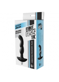 Черная вибропробка для простаты FantASStic Vibrating Prostate Plug - 14,5 см. - Dream Toys - в Томске купить с доставкой