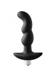 Черная вибропробка для простаты FantASStic Vibrating Prostate Plug - 14,5 см. - Dream Toys - в Томске купить с доставкой