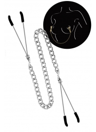 Регулируемые зажимы для сосков Sweet Caress Nipple Chain - Sweet Caress - купить с доставкой в Томске