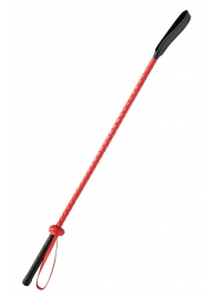 Красно-черный гладкий стек - 71 см. - Fetish Tentation - купить с доставкой в Томске Красно-черный гладкий стек - 71 см. - Fetish Tentation - купить с доставкой в Томске