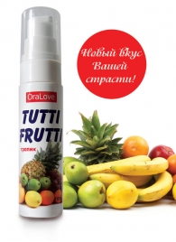 Гель-смазка Tutti-frutti со вкусом тропических фруктов - 30 гр. - Биоритм - купить с доставкой в Томске