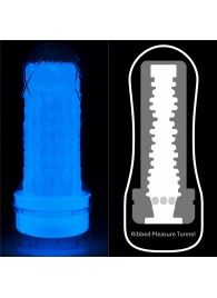 Светящийся в темноте мастурбатор Lumino Play Masturbator Ribbed - Lovetoy - в Томске купить с доставкой