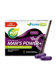 Возбуждающее средство для мужчин Mans Power plus - 10 капсул (0,35 гр.) +1 в подарок - SuperCaps - купить с доставкой в Томске