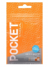 Карманный мастурбатор HEXA-BRICK - Tenga - в Томске купить с доставкой