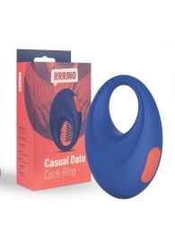 Синее эрекционное кольцо RRRING Casual Date Cock Ring - FeelzToys - в Томске купить с доставкой