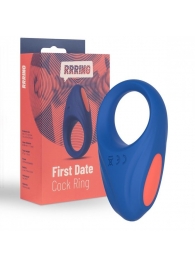 Синее эрекционное кольцо RRRING First Date Cock Ring - FeelzToys - в Томске купить с доставкой