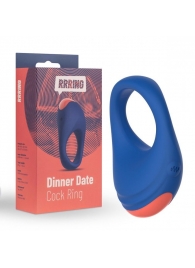 Синее эрекционное кольцо RRRING Dinner Date Cock Ring - FeelzToys - в Томске купить с доставкой