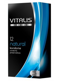 Классические презервативы VITALIS PREMIUM natural - 12 шт. - Vitalis - купить с доставкой в Томске