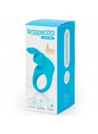 Голубое эрекционное виброкольцо Happy Rabbit Rechargeable Rabbit Cock Ring - Happy Rabbit - в Томске купить с доставкой