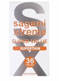 Ультратонкие презервативы Sagami Xtreme Superthin - 36 шт. - Sagami - купить с доставкой в Томске