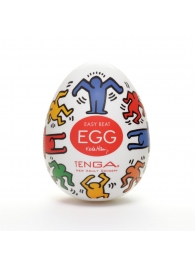 Мастурбатор-яйцо Keith Haring EGG DANCE - Tenga - в Томске купить с доставкой