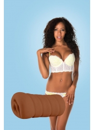 Коричневый мастурбатор-вагина BRIANNA - Dream Toys - в Томске купить с доставкой