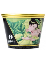 Массажная свеча Exotic Green Tea с ароматом зелёного чая - 170 мл. - Shunga - купить с доставкой в Томске