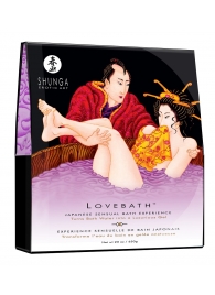 Соль для ванны Lovebath Sensual lotus, превращающая воду в гель - 650 гр. - Shunga - купить с доставкой в Томске