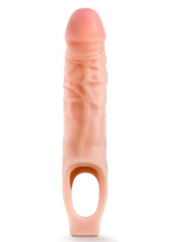 Телесная насадка на пенис 9 Inch Cock Sheath Extender - 22,2 см. - Blush Novelties - в Томске купить с доставкой