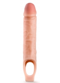 Телесная насадка на пенис 10 Inch Cock Sheath Extender - 25 см. - Blush Novelties - в Томске купить с доставкой