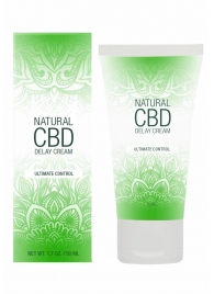 Крем-пролонгатор Natural CBD Delay Cream - 50 мл. - Shots Media BV - купить с доставкой в Томске