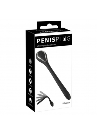 Черный гибкий уретральный стимулятор с вибрацией Vibrating Bendable Dilator - 13,5 см. - Orion - купить с доставкой в Томске