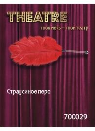 Красное страусовое пёрышко - ToyFa - купить с доставкой в Томске