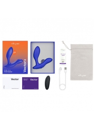 Синий анальный вибратор We-Vibe Vector+ - We-vibe - в Томске купить с доставкой