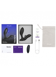 Черный анальный вибратор We-Vibe Vector+ - We-vibe - в Томске купить с доставкой