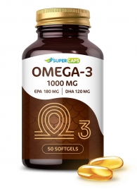 Пищевая добавка SuperCaps OMEGA-3 - 50 капсул (1000 мг) - SuperCaps - купить с доставкой в Томске