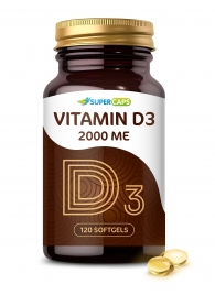 Пищевая добавка SuperCaps VITAMIN D3 2000 ME - 120 капсул - SuperCaps - купить с доставкой в Томске