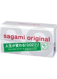 Ультратонкие презервативы Sagami Original 0.02 - 10 шт. - Sagami - купить с доставкой в Томске