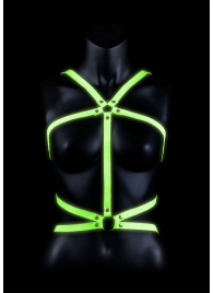 Портупея Body Harness с неоновым эффектом - размер L-XL - Shots Media BV - купить с доставкой в Томске