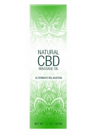 Массажное масло Natural CBD Massage Oil - 50 мл. - Shots Media BV - купить с доставкой в Томске