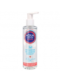Гель-лубрикант на водной основе Aqua Comfort Aroma с ароматом персика - 195 гр. - Биоритм - купить с доставкой в Томске