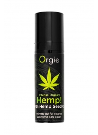 Возбуждающий интимный гель для пар ORGIE Hemp Intense Orgasm - 15 мл. - ORGIE - купить с доставкой в Томске