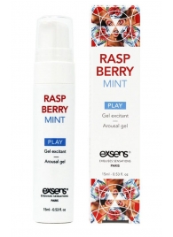 Возбуждающий гель Raspberry Mint с ароматом малины и мяты - 15 мл. - Exsens - купить с доставкой в Томске
