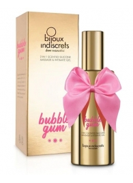 Гель с ароматом жвачки Bubblegum 2-in-1 Scented Silicone Massage And Intimate Gel - 100 мл. - Bijoux Indiscrets - купить с доставкой в Томске