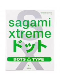 Презерватив Sagami Xtreme Type-E с точками - 1 шт. - Sagami - купить с доставкой в Томске