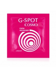 Стимулирующий интимный крем для женщин Cosmo G-spot - 2 гр. - Биоритм - купить с доставкой в Томске