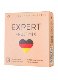 Ароматизированные презервативы EXPERT Fruit Mix - 3 шт. - Expert - купить с доставкой в Томске