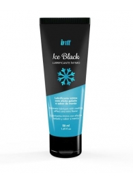 Лубрикант на водной основе Ice Black с ледяным эффектом - 50 мл. - INTT - купить с доставкой в Томске
